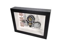Engine 901 model cutaway Porsche Art - Box framed 1:4 scale