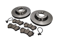 Bremsbeläge und Bremsscheibenpaket VORNE. Porsche Cayenne 958 3,0 l Diesel / 3,6 l Benzin - 958698151A, 95535140X51BRE, 95535140X51BRE, 95835193930BRE, 95861236500/1