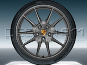 20' 991 C2 / C2S Carrera S Llantas y neumáticos de aleación de platino Original Porsche - 99104460206, 99104460205