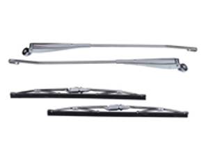 Juego delantero de brazo limpiaparabrisas. Coches Porsche 911 / 912 / 964 LHD - 91162831300, 1698301210, 1698300670, 1698300680, 91162831400, 91462831310, 91462831410