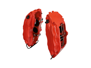 Brake Calipers 4 Piston 'Big Red' 993 Turbo brakes. Porsche multiple applications - 99335142510, 99335142610, 1661900310, 640-C100/200-002 - EQ641200