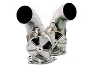 Kachelklep doos. Porsche 911 / 930 1987-89 RVS SET VAN 2 - 9220001, 91121101400, 91121101300