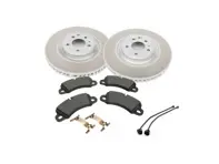 Disques de frein avant Ø : 350 mm et plaquettes de frein. Porsche 95B.2 / 95B.3 Macan / S 2019>> - 95B615301AB, 95B615302AB