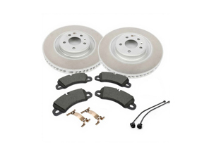 Front Brake disc rotors Ø:350mm & brake pads. Porsche 95B.2 / 95B.3 Macan / S 2019>> - 95B615301AB, 95B615302AB