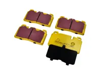 EBC YELLOW Brake Pads 'Fast Road' Front. Porsche Macan 2.0 - 8R0698151H, 9A769815100, PAC698151 - DP42168R