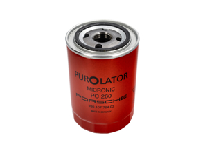 Ölfilter ROT 'PUROLATOR'. Porsche 911 1972-89 / 964 Carrera 1989-94 / 930 Turbo - 91610775400, 93010776400, 93010776401, 93010776403 - OC59