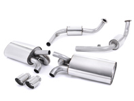 Milltek Sportuitlaatdemper / Cat Back Resonated (stiller) Porsche 987 Gen2 Boxster S / Cayman S
