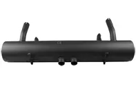 Auspuff Schalldämpfer / Schalldämpfer Heckbox. Porsche 356B/C / 912 USA - 61611101005, 61611101005S, 92.311, 92311, 1620600500 - 1620600500