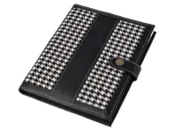 Classic document folder / wallet in pepita finish for all Porsche drivers - 91148090100, PCG48090100