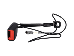 Druckknopf für die Gurtschlossverriegelung vorne und hinten. Porsche 997.2 Turbo / 991 / 981 Cayman / 982 Cayman - 99780318311