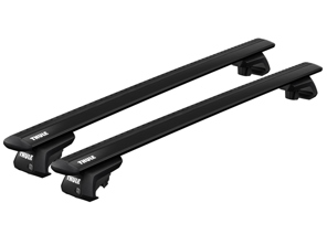 Thule Evo 127 Black roof rack system for Porsche 955 / 957 Cayenne 2002-09 - 711320, 710410