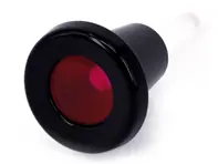 Knopf für Warnblinkanlage mit rotem Einsatz. Porsche 911/912 BIS 1968 - 90155282101