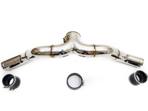 Fabspeed Edelstahl-Ladeluftkühlerrohr. Porsche 970 Panamera Turbo / Turbo S (2010-2016) - FS.POR.970T.ICP, 97011014071, 97011015070 - FS.POR.970T.ICP