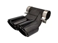 Sorties d'échappement DesignTek EXCLUSIVE finition noire pour Porsche 982 / 982C - 982251187H, 982251187N, 982251187L, 982251187R, 982251187G, 982251187J, 982251187Q, 982251187K, 982251187P