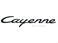 CAYENNE - Stemma posteriore nero. Porsche Caienna - 9555592370003C, 955.559.237.00.03C