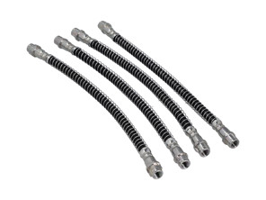 Flexible de frein d'étrier, JEU DE 4. Porsche Boxster /996 / 997 - 99635513900, 99635513901, 99635513903, 99635563701, 99635513902, 99635513904 - KT10301