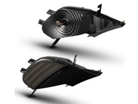 Ripetitori laterali LED con lente fumè. Porsche Cayenne 955 - 95563103300, 95563103301, 95563103400, 95563103401