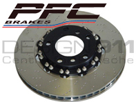 Disques de frein avant à alvéoles flottants 'Direct Drive' PFC pour Porsche - 9963514099H, 99735140990, 99735141090