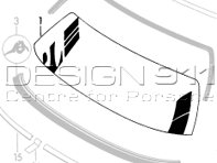 Frontscheibe klar. Porsche 356 ROADSTER / CABRIO D