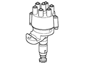 Distributor. Porsche 964 Turbo (965) - 965602024AX, 96560202400