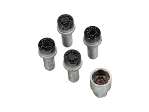 McGard Black Chrome Bolt Style Cone Seat Wheel Lock Set 27226 - 27226SU