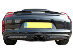 Edelstahl-Grillsatz für hintere Stoßstange ZunSport. Porsche 981 Boxster / 981C Cayman - ZPR42912, ZPR42912B, ZPR42912, ZPR42912B