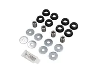 Boccole di collegamento a caduta, posteriori. Porsche 924 / 944 / 968 Powerflex serie nera - PFR57-211, 477511051A