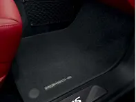 Tapis de sol avec bordure en nubuck. Porsche 970 Panamera MKII 2014>> - Voitures LHD - 97055106305