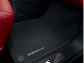 Tapis de sol avec bordure en nubuck. Porsche 970 Panamera MKII 2014>> - Voitures LHD - 97055106305