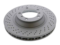 Brake disc rotor, Front. Standard Coat Z. Porsche 991 S 3.8L (OE Part No 99135140301 / 99135140401) - 460.4500.20, 460.4501.20, 99135140301, 99135140302, 99135140401, 99135140402