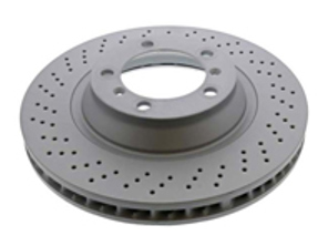 Rotor de disque de frein, avant. Peinture standard Z. Porsche 991 S 3.8L (OE Part No 99135140301 / 99135140401) - 460.4500.20, 460.4501.20, 99135140301, 99135140302, 99135140401, 99135140402 - 460.4500.20, 460.4501.20