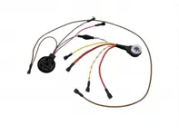 Faisceau de câbles pour contacteur d'allumage et feux de détresse. Porsche 911 / 912 1969 - 90161202206