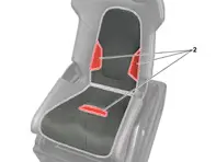 Grillelemente für 3D-gedruckte Schalensitz-Mittelbahn. Porsche 991 / 992 / 718 Boxster / 718 Cayman - 982044789, 9820447898YR, 98204478984A, 9820447891S1, 982044779B, 982044779A, 982044779