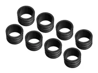 Manchons en caoutchouc pour admission d'air, lot de 8. Porsche 928 1978-84 - 92811015801, 92811015800