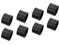 Manguitos de goma para admisión de aire, juego de 8. Porsche 928 1978-84 - 92811015801, 92811015800