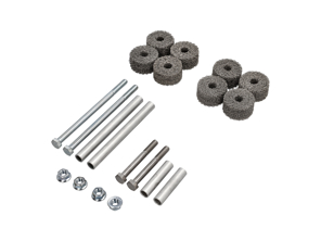 Auspuffhalter-Montagesatz (20 Teile) Porsche 996 / 997 / 997.2 - 99711122930, 99611123000, 90037810501, 90037818301, 99611123100, 90038000501