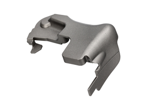 Innere Abdeckung für vorderes Tunnelscharnier, silbergraumetallic. Porsche 991 / 982 Boxster / Cayman 2012>> - 99152133, 99152133702D20, 99152133802D20, 99152133701D20, 99152133801D20