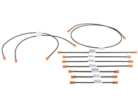 Kit conduite de frein. Porsche 911 68-76 - EQ698001, 1661500210