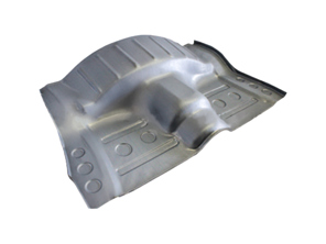 Fond de siège arrière complet. Porsche 356A - 64450284125, 64450107301, PP119CB, P119CB