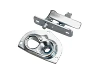 Jeu de serrures de capot avant parties supérieure et inférieure Porsche 911 1965-73 / 912 - 64451151101, 90151105121, 90151105220