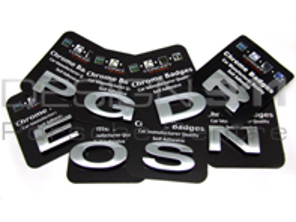 Y O U R N A M E - Lettere cromate