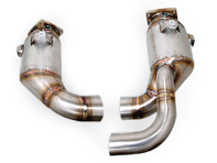 Sports exhaust catalytic converter without GPF Porsche 991.2 - P0.007.C01