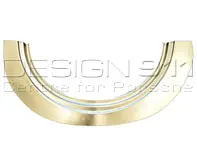 Vordere untere Motorhaube / Haubenregenrinne / Nasenrinne. Porsche 356B T5 - 35651345, P161B, PP161B