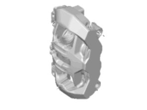 Étrier de frein, arrière. Porsche Taycan >>02/2020 - 9J1615423K, 9J1615424K