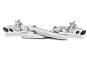 Sportauspuff Gerades Rohr Porsche 992 Carrera und Turbo mit Sportauspuff - TSPO992C19.003.AT