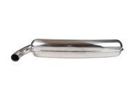 Exhaust muffler / silencer rear box. With TÜV/EEC approval Porsche 911 1965-73 2 IN / 1 OUT 70mm tail pipe - 1620603400, 92.510S, 92.510, 91111101105, 91111101100 - 92.510, 1620603400