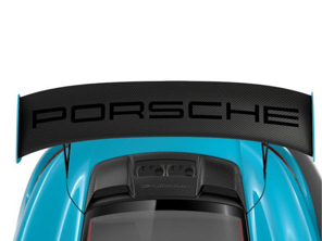 Heckspoileraufkleber PORSCHE, Schwarz. Porsche 991 GT3 RS / GT2 RS - 99155925170