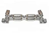 Supersport 70mm x-pipe exhaust system, STREET. Porsche 997.1 Turbo - 99711102772