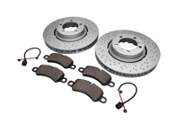 Remblokken en remschijvenpakket VOOR Porsche 991.2 - 9P1615301, 9P1615302, 99135194702, 99160918100