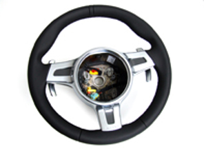 Volante deportivo de 3 radios con levas de cambio, automóviles PDK. Coches Porsche 997.2 / 987.2 Boxster / 987C.2 Cayman PDK - 99734780380A34, 99704440216A10, 99704440216T10, 99704440216R10, 99704440216B10, 99704440216R10, 99704440217A10, 99704440217T10, 99704440217R10, 99704440217B10, 99704440217E10